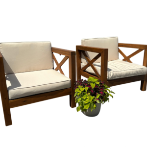 Acacia Wood Outdoor Chairs