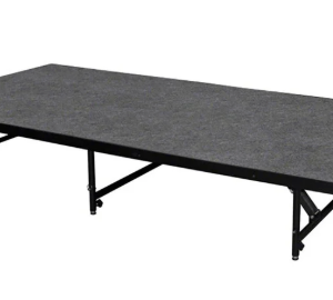 4'x8' Black Poly Stage Deck