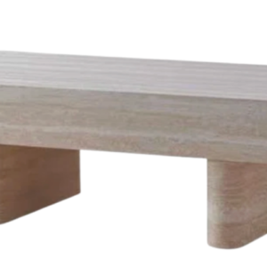 Mid Century White Wash Coffee Table
