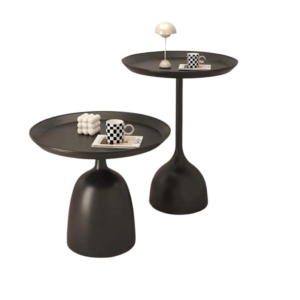 Modern Black End Table
