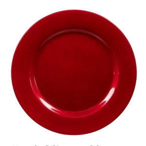 Red Glitter Charger