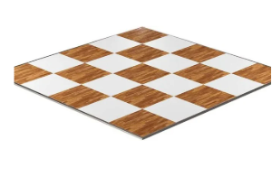 Maple/White Dance Floor