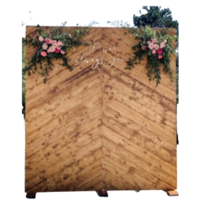Wood Chevron Backdrop
