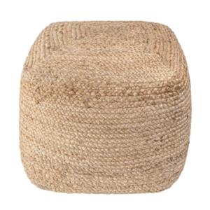 Tilda 18" Water Hyacinth Pouf
