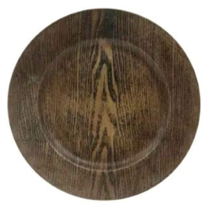 Wood Grain Charger