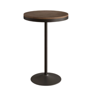 Wood Pedestal 27" Cocktail Table