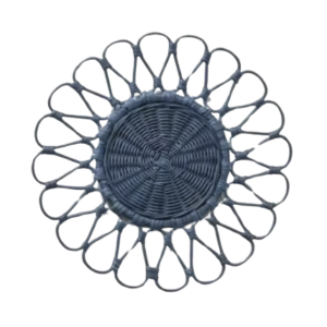 Navy Petal Placemat